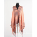 Damen Stripe Winter Pashmina Schal Damen Poncho